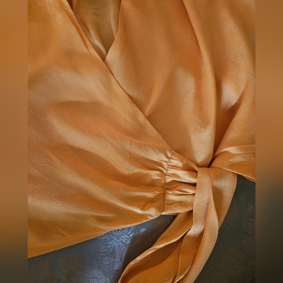 NWOT Maeve by Anthropologie melon/orange tank wrap top - Picture 2 of 12
